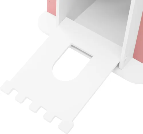 Vista 7 de Estantería giratoria para niños, estante giratorio de 360 grados para almacenar libros, libros de fotos, decoraciones, juguetes, obras de arte