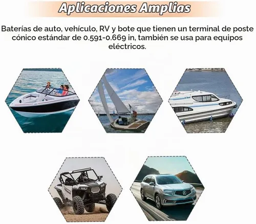 Vista 4 de Interruptor de desconexión de batería de poste lateral de 12 V/24 V, 250/750 amperios, aislador de hoja de cuchillo, corte de energía para automóvil