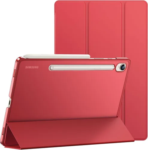 Vista 8 de JETech Funda para Samsung Galaxy Tab S9 11", color negro Slim Translucent Back Design, Tri-Fold Stand, Support S Pen Charging, Auto Wake/Sleep
