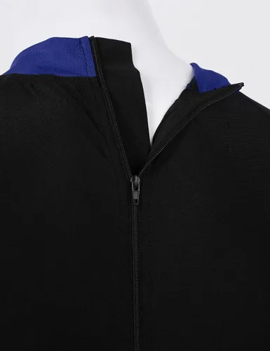 Vista 6 de Traje de baño de una pieza de manga corta para hombre con protección solar y cremallera en la parte trasera