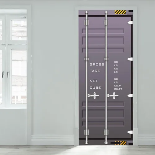 Vista 21 de artfanke Adhesivo de puerta 3D Despegable y pegable 76.95 cm x 200 cm - Envolturas de puerta autoadhesivas Murales Papel tapiz - Habitación