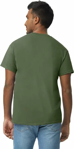 Vista 4 de Gildan Camiseta de algodón pesado para adultos, estilo G5000, paquete múltiple
