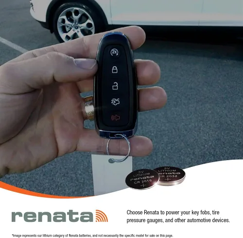 Vista 7 de Renata CR2016 Botón de moneda de celda con batería de litio 3V Tag Watch Key x1 Hecho en Suiza