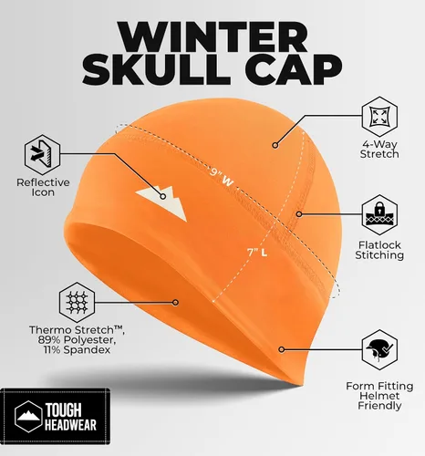 Vista 31 de Tough Headwear Skull Cap for Men-Motorcycle Head Cap,Sweat Caps for Men, Skull Cap Helmet Liner,Running Beanie Parent
