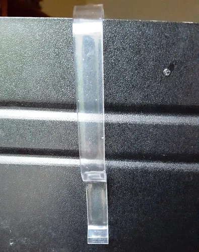 Vista 3 de Soporte para página de soporte de música, agarre transparente, paquete de 2