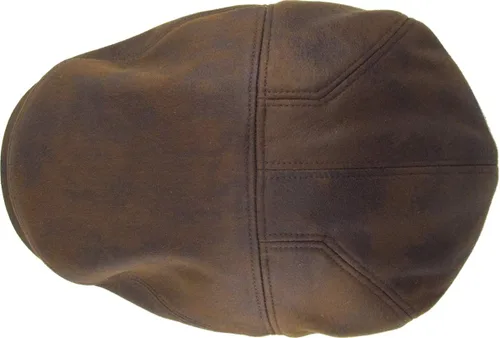 Vista 5 de Gatsby Ivy Collection Classic Newsboy Cabbie Applejack - Gorras de cuero