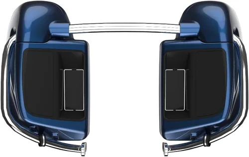 Vista 76 de Kits de calentadores de piernas con ventilación y combinación de color con guantera para Harley Davidson Touring Street Road King Glide FLTR 2014