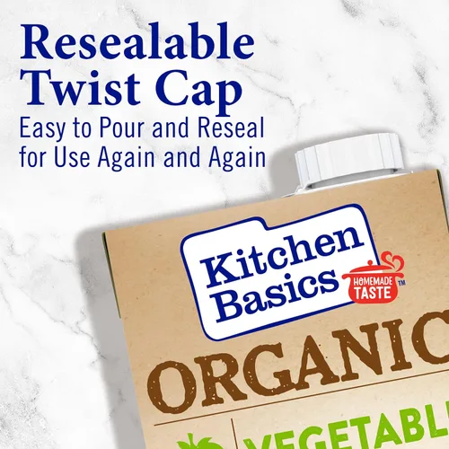 Vista 3 de Kitchen Basics® Caldo de Vegetales Orgánico, 32 oz. Cartón