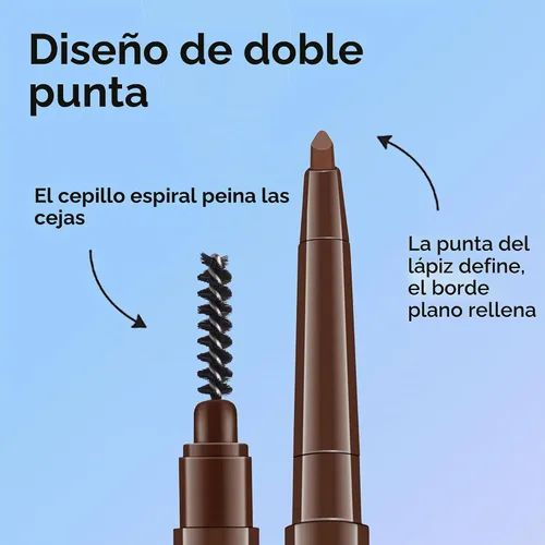 Vista 7 de Almay Lápiz de Cejas con Cepillo Spoolie, Fácil de Lograr Cejas, Hipoalergénico, 801 Rubio Oscuro