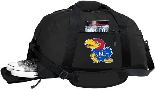 Vista 41 de Texas A&M Bolsa de lona - Texas A&M Aggies - Bolsas de gimnasio con bolsillo para zapatos, Negro