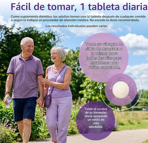Vista 6 de 21st Century Tabletas de vinagre de sidra de manzana de 300 mg, metabolismo