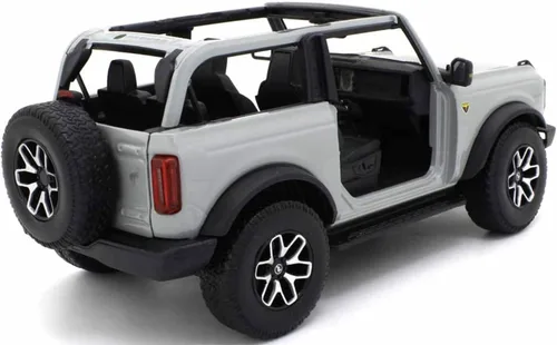 Vista 3 de koenig-tom Maisto - Modelo a escala 1/18 compatible con Ford compatible con Bronco Badlands 2021 a escala fundida a presión, réplica miniatura