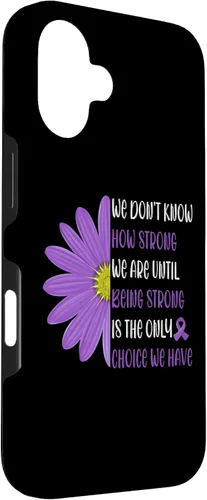Vista 3 de iPhone 16 Pancreatic Cancer Awareness Month Pancreatic Cancer Warrior Case