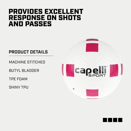 Vista 4 de Capelli Sport Soccer Ball, Fusion II Cubes Team Ball for Youth and Adult Players, Outdoor and Indoor Training