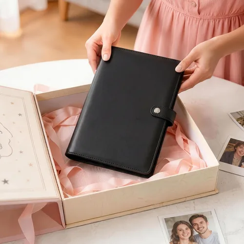 Vista 5 de Faux Leather Hardcover Album for Polariod 2x3 Inch Pictures/Fujifilm Instax Mini Photos, 432 Pockets for Fujifilm Instax Mini Instant Camera