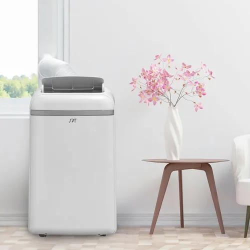 Vista 7 de SPT WA-S1032E 13,500BTU Aire acondicionado portátil - Refrigeración (SACC: 10,300BTU), con enfriamiento, deshumidificación, ventilador, blanco