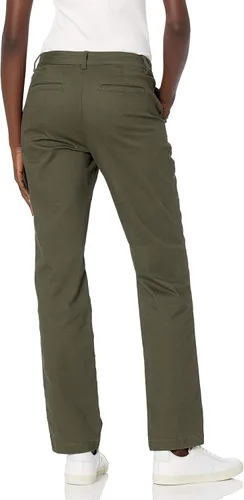Vista 2 de Tienda Essentials Women's Classic Straight-Fit Stretch Twill Chino Pant