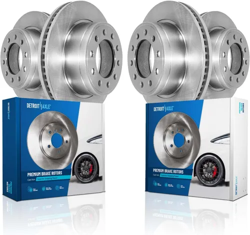 Vista 39 de Detroit Axle - 4 rotores de freno para Ford 1994-2004 Mustang, rotores de freno de disco delanteros y traseros 1995 1996 1997 1998 1999 2000 2001