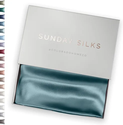 Vista 39 de FUNDA DE ALMOHADA DE SEDA DE MORERA 100% SUNDAYSILKS™, Fundas de almohada de seda para cabello y piel, Superior a la funda de almohada de satén