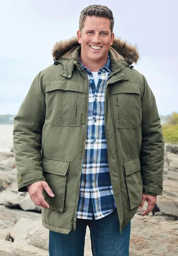 Vista 6 de KingSize Abrigo para hombre Big & Tall Arctic Snorkel Parka