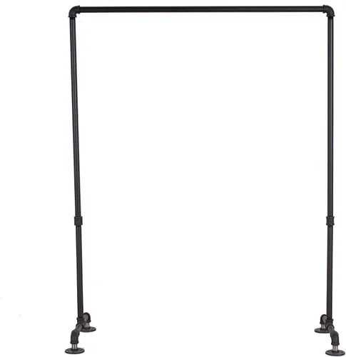 Vista 3 de Estante Industrial de Ropa de Tubo por William Roberts Vintage