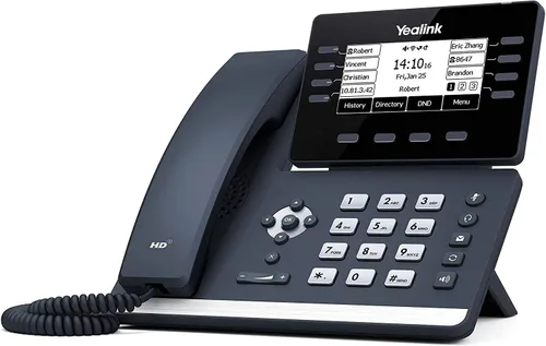 Vista 4 de Yealink SIP-T53W - Sistema telefónico empresarial: paquete de inicio con correo de voz, asistente automático, extensiones de teléfono celular