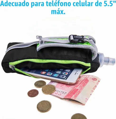 Vista 5 de Quick Grip Chill Botella de agua suave de mano de 17 onzas con paquete