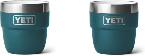 Vista 12 de YETI Rambler - Vaso apilable de 4 onzas, acero inoxidable, taza de café/espresso aislada al vacío, 2 unidades Blanco