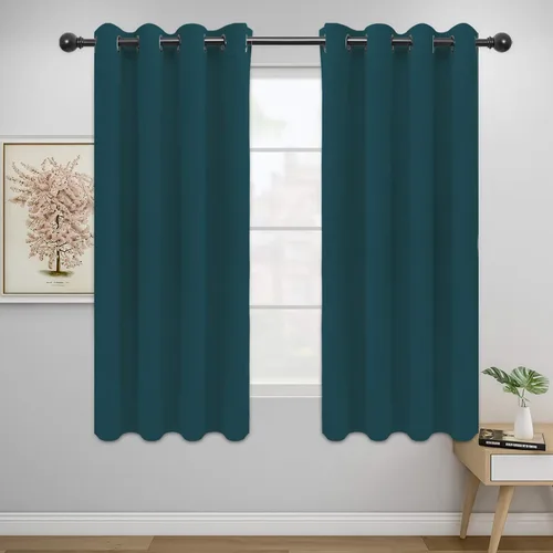Vista 189 de Easy-Going - Cortinas opacas para dormitorio, aislamiento térmico sólido con ojales, cortinas de ventana para reducción de ruido, cortinas
