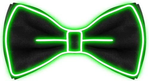 Vista 7 de Hercicy Halloween Carnival LED Light up Bow Tie for Women Men Azul