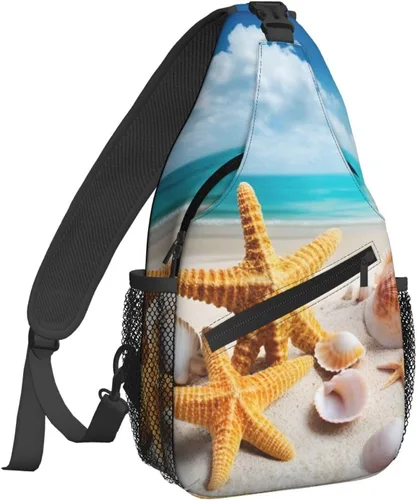 Vista 24 de Famame Mochila bandolera para el pecho, bolsa de hombro, gimnasio, ciclismo, viajes, senderismo, mochila para hombres y mujeres.., MultiColor1