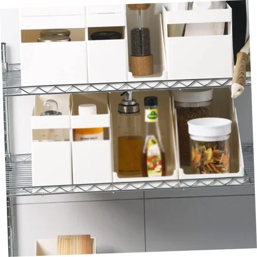 Vista 2 de DOITOOL Caja de almacenamiento de cajones de plástico Cajón de gabinete Contenedor de plástico Contenedor de almacenamiento para nevera, cajón