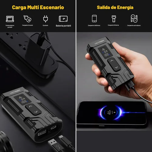 Vista 6 de Victagen Luces de bicicleta de 9000 lúmenes, faros de bicicleta de luces altas y bajas, luces de bicicleta súper brillantes, luces de bicicleta MTB