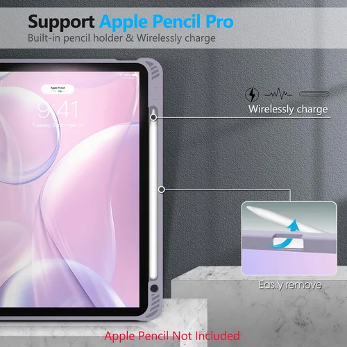 Vista 6 de Fintie - Funda SlimShell para iPad Air de 11 pulgadas M3 (2025) / M2 (2024), iPad Air de 5ª generación (2022) / 4ª generación (2020) de 10.9