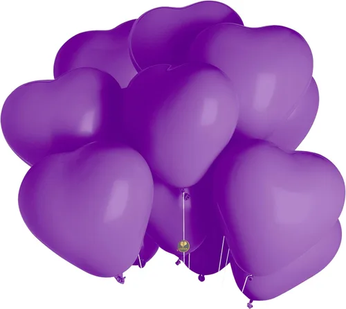 Vista 9 de AFTERLOON® - Globos biodegradables de 12 pulgadas con forma de corazón, de látex natural extra fuerte, grueso, para propuesta, matrimonio, amor