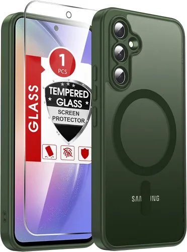 Vista 308 de LeYi Funda para teléfono Samsung-S23: protector de pantalla e imán MagSafe Púrpura