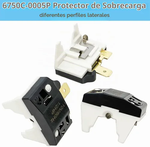 Vista 4 de QP2-4.7/QP2-4R7 4.7Ohm Refrigerador 3 Pin PTC Start/Starter Relay