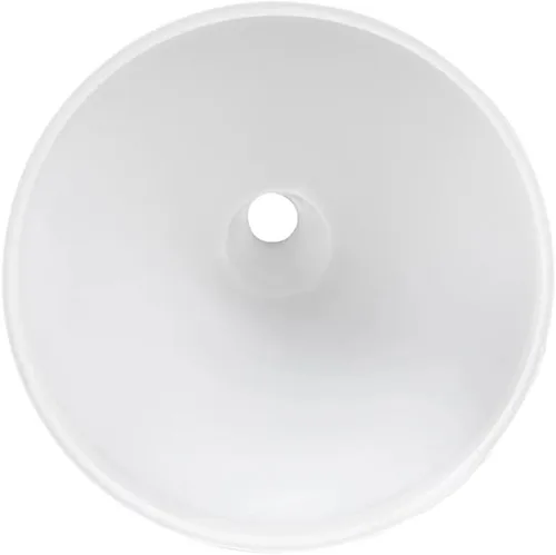Vista 4 de Soro Essentials - Embudo de plástico de 8 onzas de ancho de 4 pulgadas de ancho, color blanco- Embudo de cocina para llenar botellas, frascos