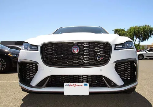 Vista 3 de STO N SHO Soporte de placa frontal compatible con Jaguar F-Pace SVR 2021-2025 (SNS286)