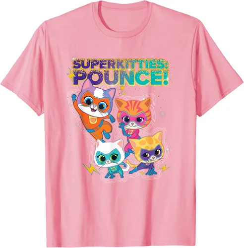 Vista 70 de Disney Junior SuperKitties Pounce! Camiseta de equipo completo, talla S