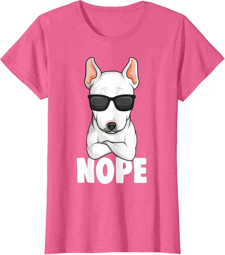 Vista 96 de Camiseta de perro Bull Terrier para niños y mujeres, Negro