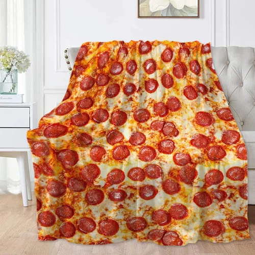 Vista 12 de Manta de frijoles horneados 3D para niñas, niños, suave y acogedora manta de vellón divertida para cama, sofá, sillas, para todas las estaciones