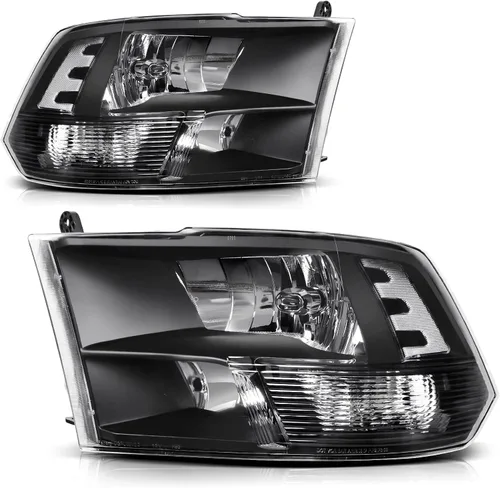 Vista 9 de DWVO Conjunto de faros delanteros de proyector LED DRL compatible con Dodge Ram 1500 2500 3500 de repuesto para Dodge Ram 2006 2007 2008 2009 lado