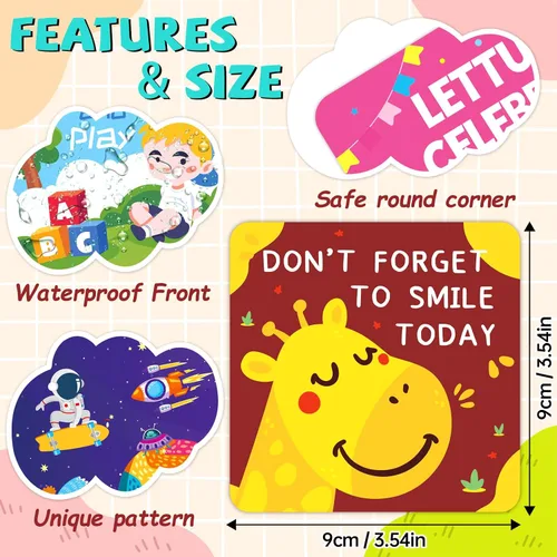 Vista 3 de zheyistep 160 notas motivacionales para el almuerzo para niños, lindas tarjetas inspiradoras para niños, niñas, adolescentes de mamá, divertidas