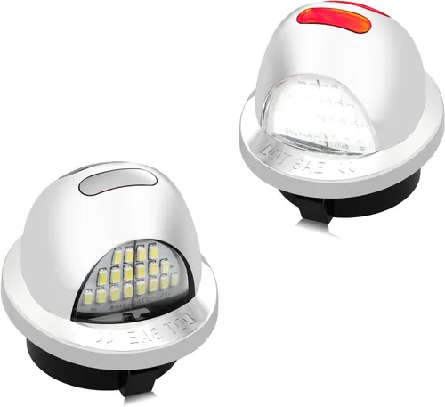 Vista 9 de Lámpara LED para placa de matrícula, compatible con Ford F150, F250, F350, Super Duty Ranger Explorer, Bronco Excursion, Expedition, de 6500 K