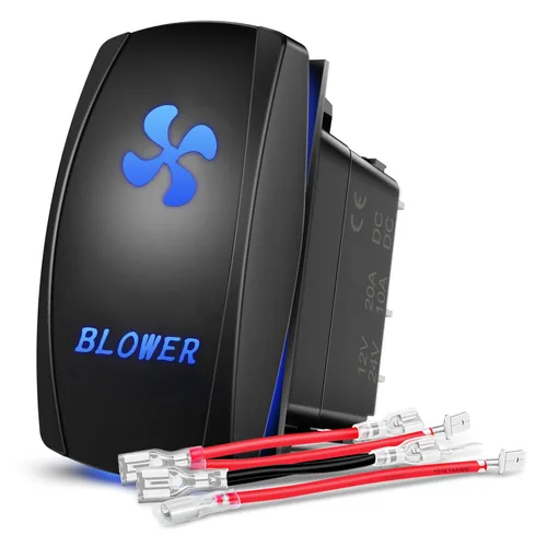 Vista 13 de Nilight - Interruptor basculante de compresor de aire con barra de luz LED, interruptores de 5 pines, láser encendido/apagado, interruptores SPST