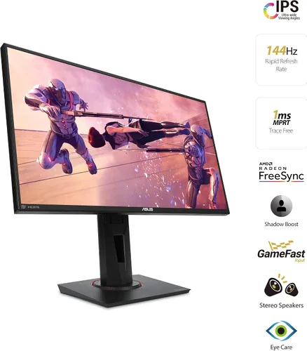 Vista 2 de ASUS - Monitor para juegos VG248QZ de 24 Negro