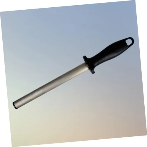 Vista 8 de KICHOUSE Sacapuntas de acero afilador de 12 pulgadas para s para cuchillos herramienta de afilado de cocina Negro