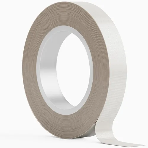 Vista 11 de Cinta de teflón, cinta de 1/2 pulgada x 10 metros x 0.18mm de baja fricción, cinta adhesiva resistente a altas temperaturas, resistente a la Marrón