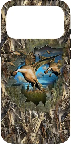 Vista 22 de Carcasa para iPhone 17, diseño de camuflaje de caza de aves acuáticas
